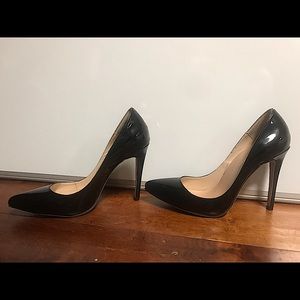 Black Loslandifen Closed Toe High Heels Pointed